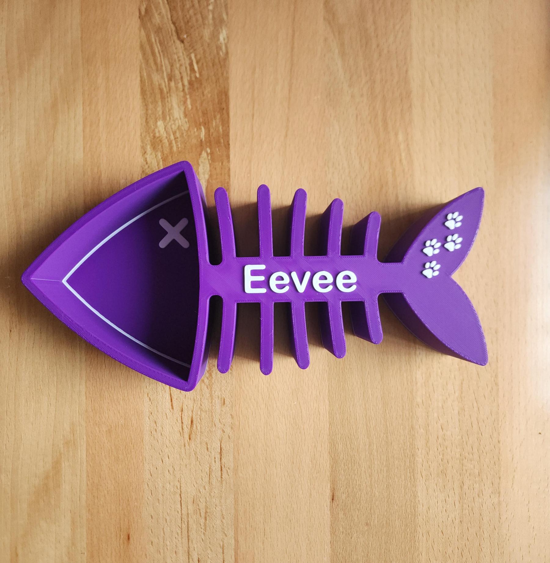 Personalized Fish Skeleton Pet Measuring Food Scoop Cup | BKPet416