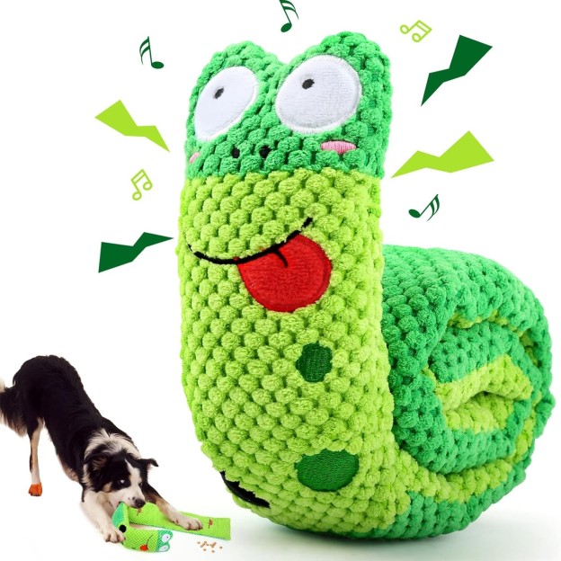 Soft Fabric Snail Squeaky Dog Toys | BKPet125