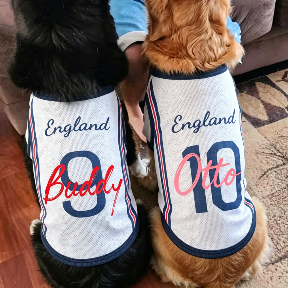 Personalized Dog & Cat Soccer Fan Sporty Vest | MNCloth216