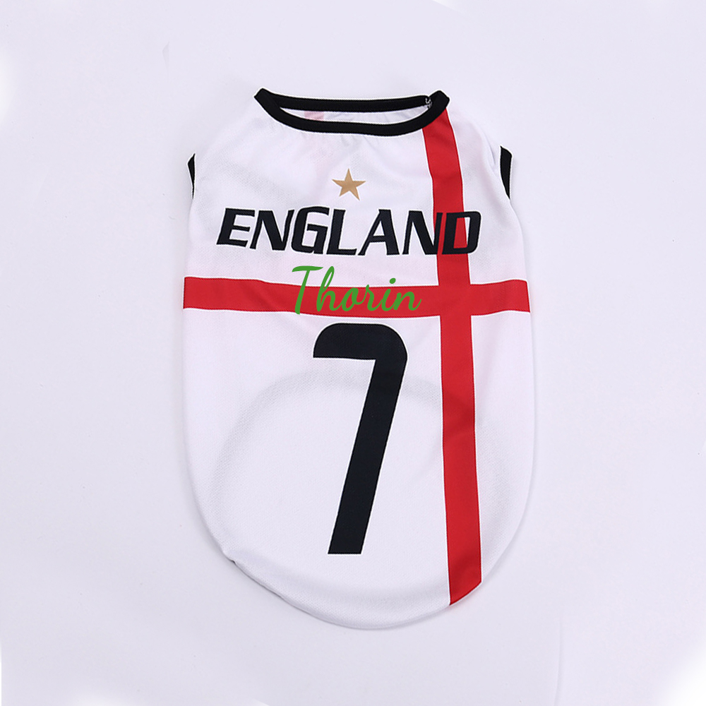 Personalized Dog & Cat Soccer Fan Sporty Vest | MNCloth217