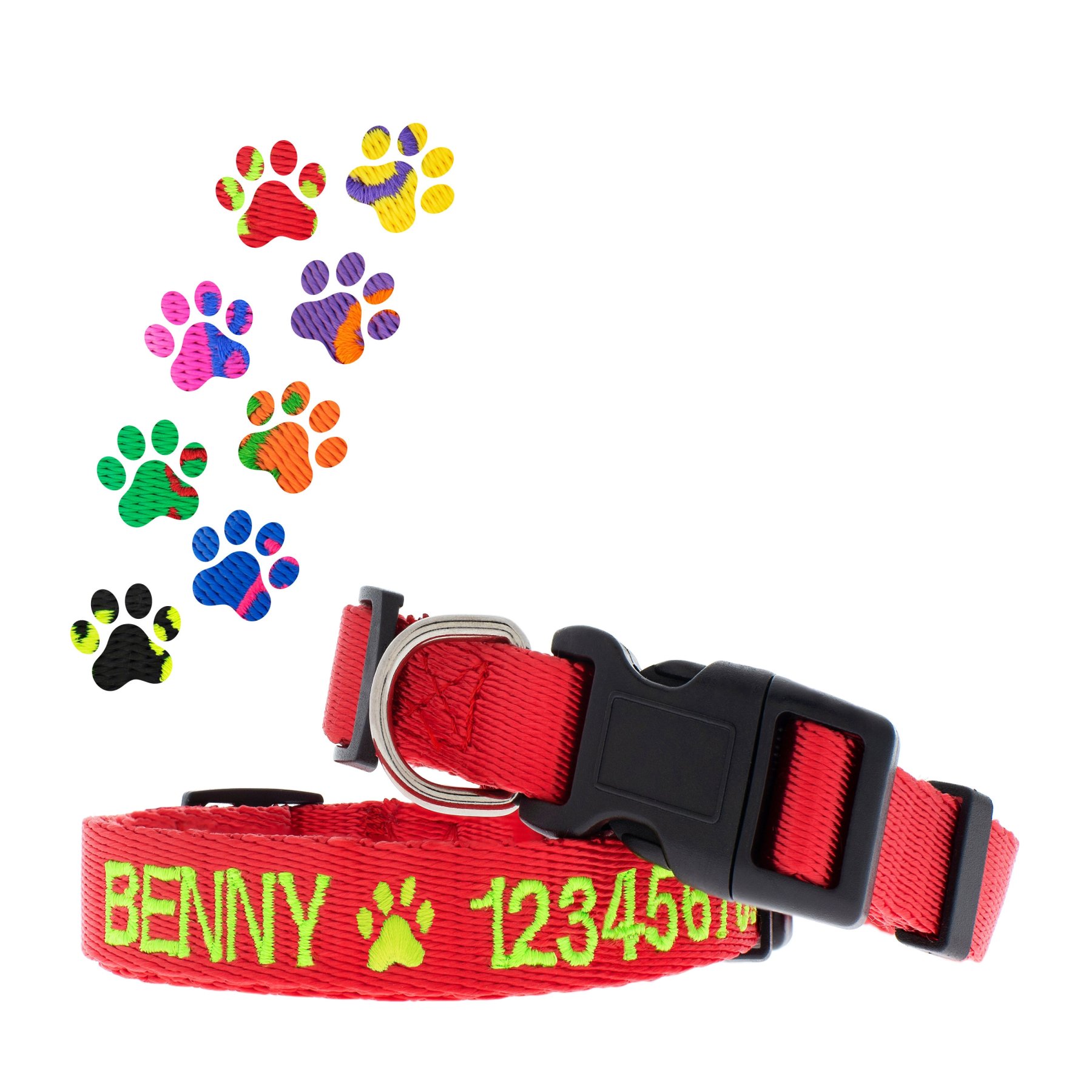 Personalized Embroidered Pet Collar for Funny & Unique | BKPet37
