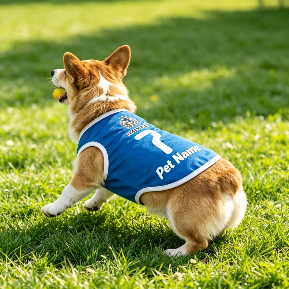 Personalized Dog & Cat Soccer Fan Sporty Vest | MNCloth214