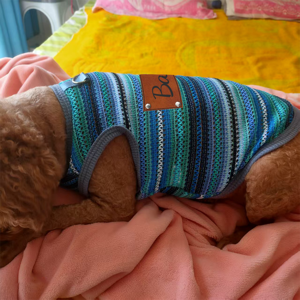 Personalized Breathable Pet Summer Cool Mesh Vest | BKPet191