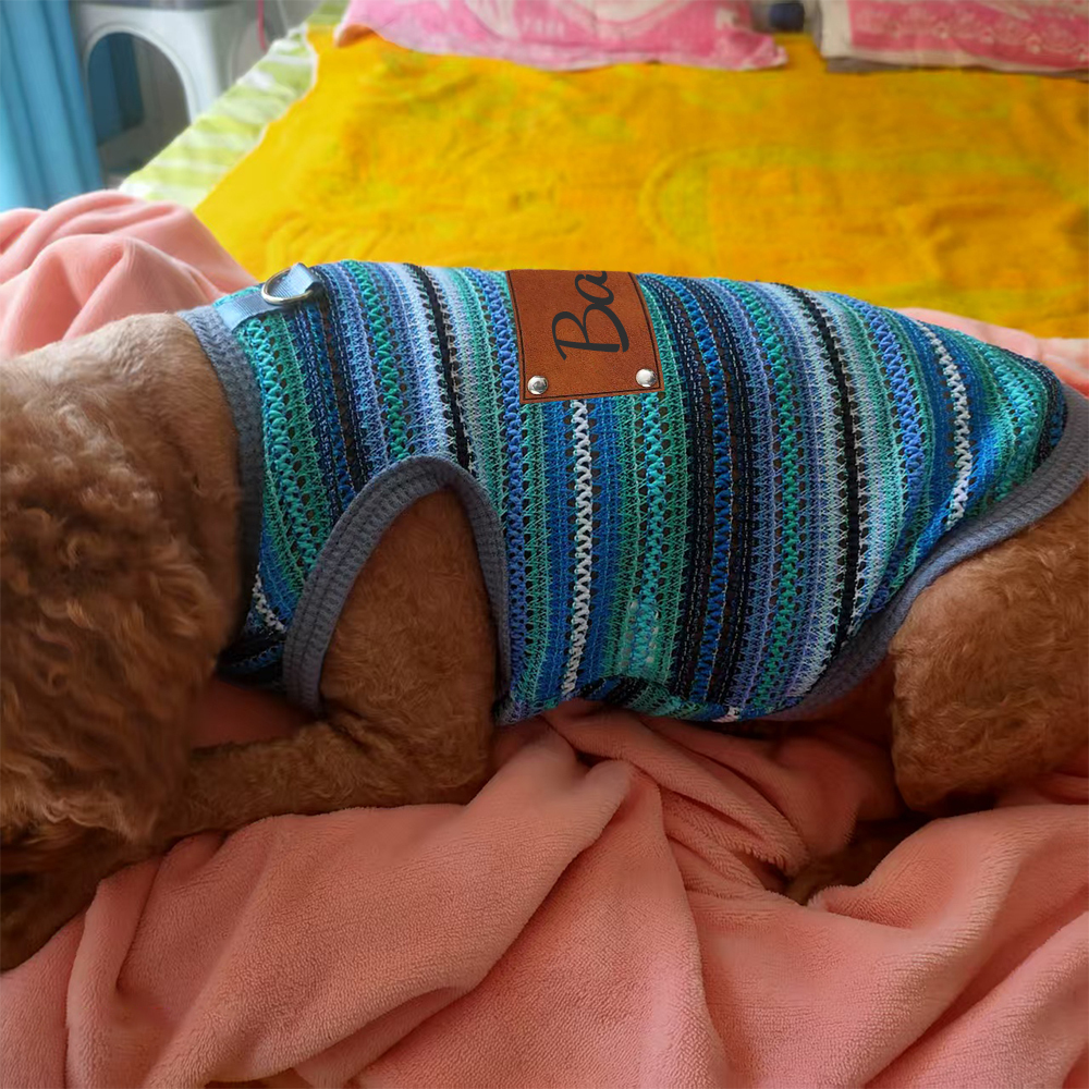 Personalized Breathable Pet Summer Cool Mesh Vest | BKPet191
