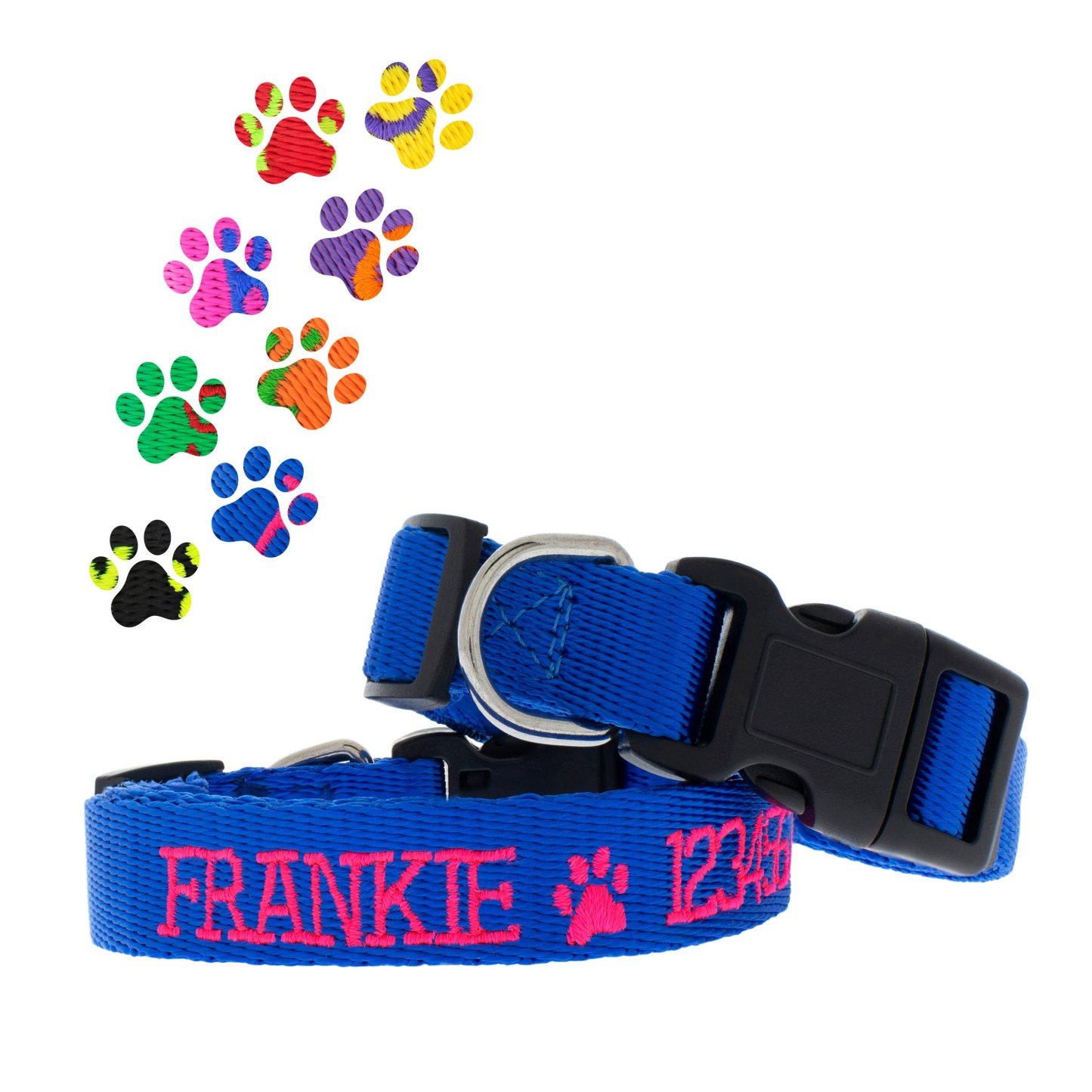 Personalized Embroidered Pet Collar for Funny & Unique | BKPet37