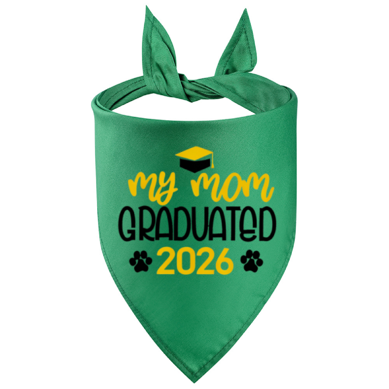 Personalized Embroidered Graduation My Mom/Dad Graduated Dog Bandana | MNAccs83