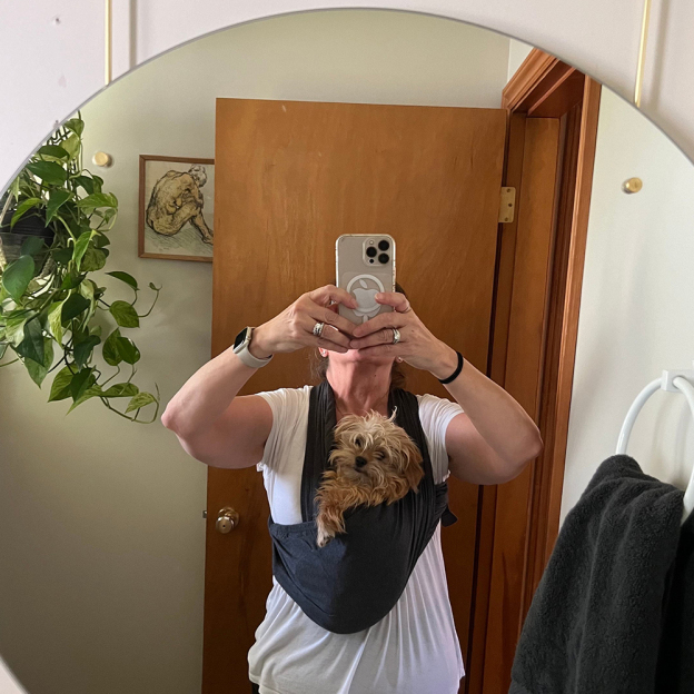 Personalized Pet Hands Free Pet Wrap Sling Carrier | BKPet149