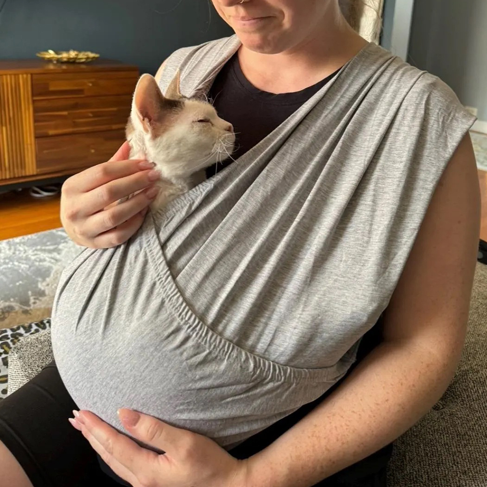 Personalized Pet Hands Free Pet Wrap Sling Carrier | BKPet149