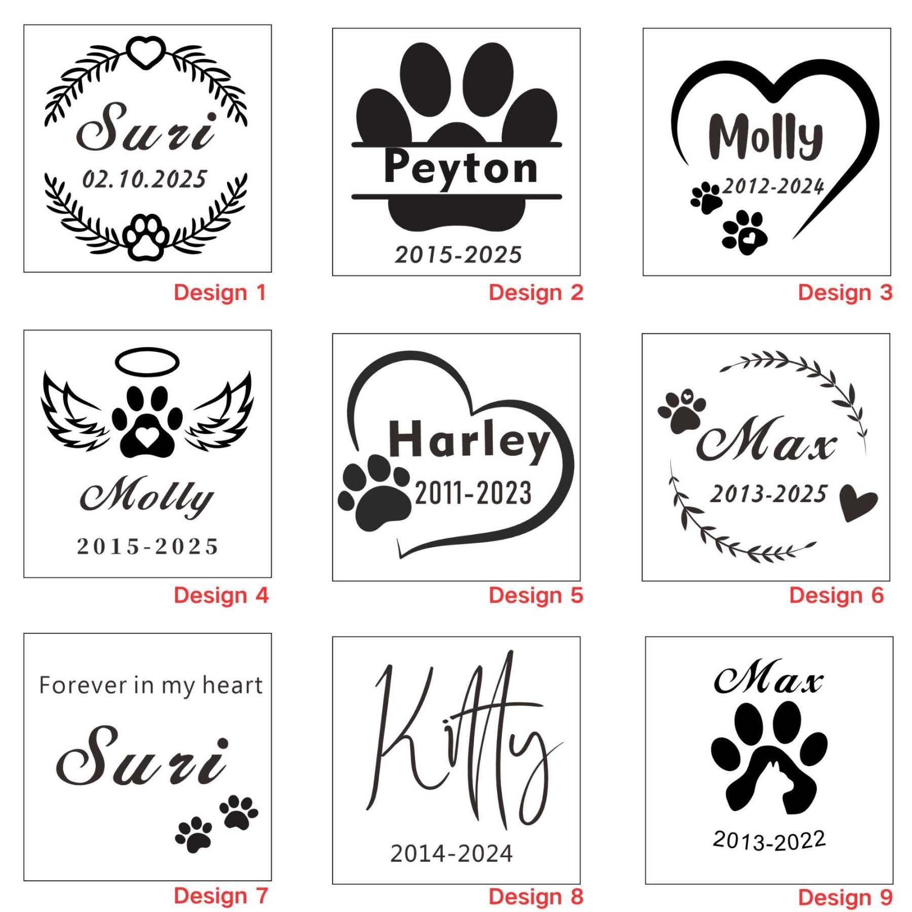 Personalized Wooden Pet Memorial Fur Keepsake Box | BKPet421