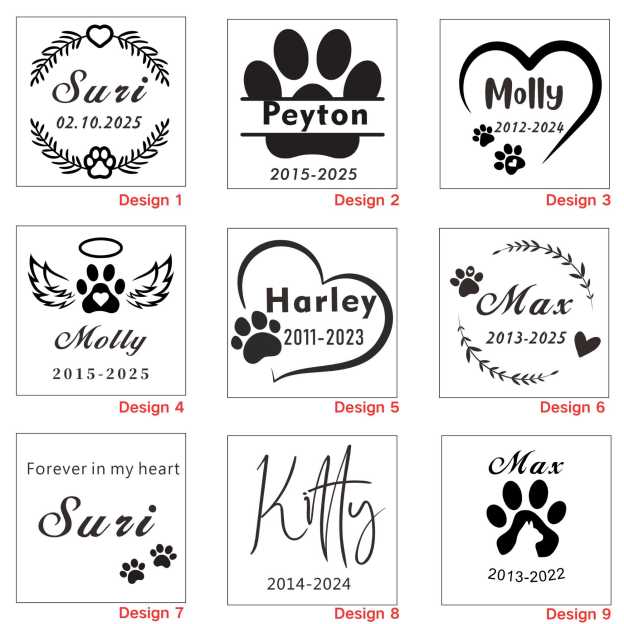 Personalized Wooden Pet Memorial Fur Keepsake Box | BKPet421