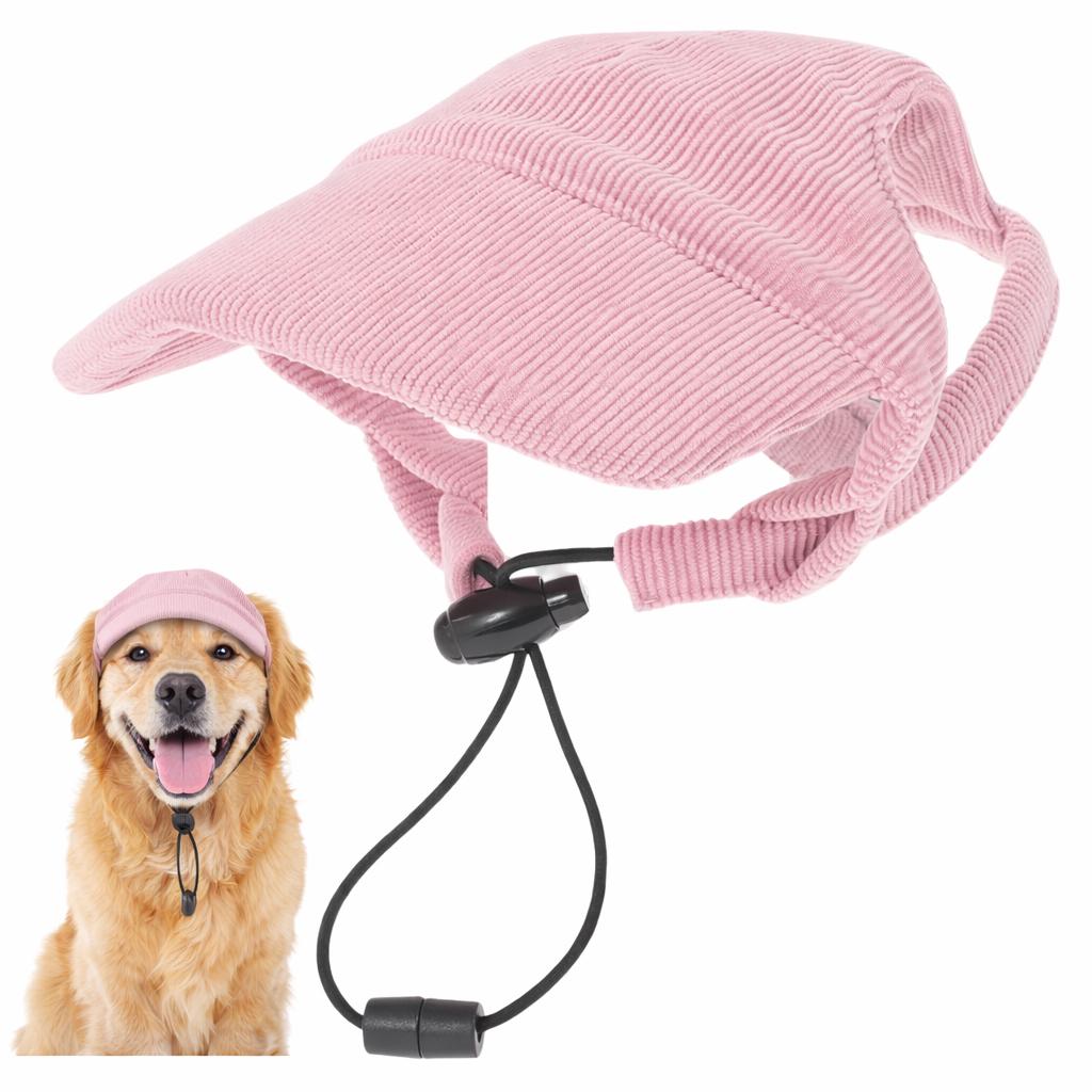 Personalized Embroidery Corduroy Adjustable Pet Pet Baseball Cap | BKPet459