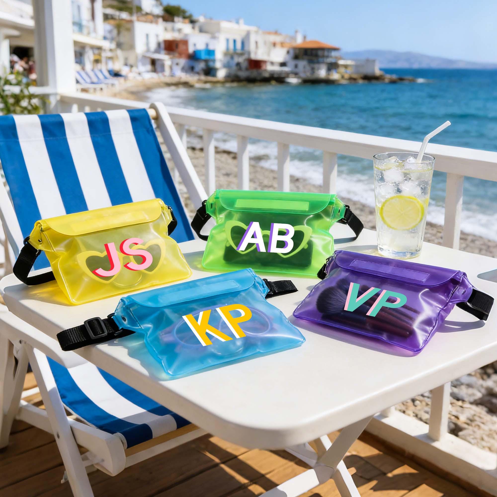 Personalized Colourful Waterproof Pool Beach Bag | MNSummer08
