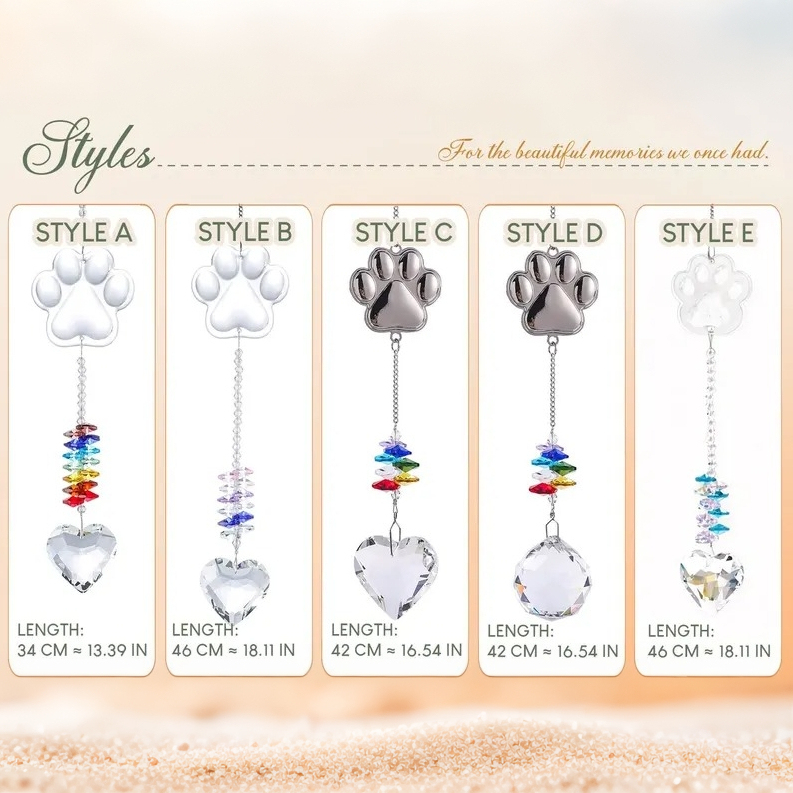 Personalized Pet Memorial Suncatcher Rainbow Bridge Tribute | MNMemo20