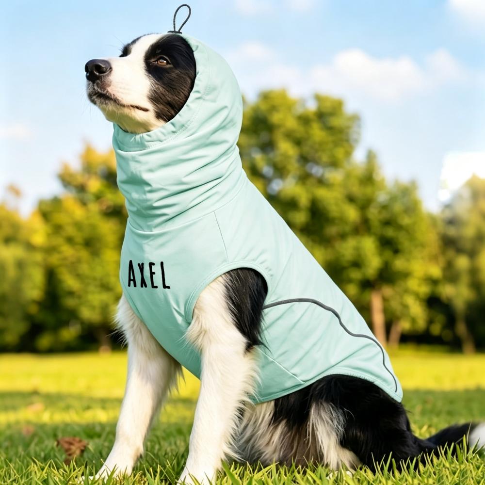 Personalized Ice Cooling Sun Protection Dog Vest With Neck Scarf | MNCloth240