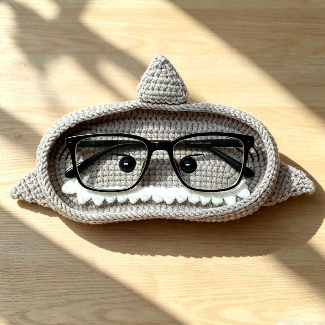 Handmade Crochet Animal Glasses Holder For Kids And Grandparent | MNGift29