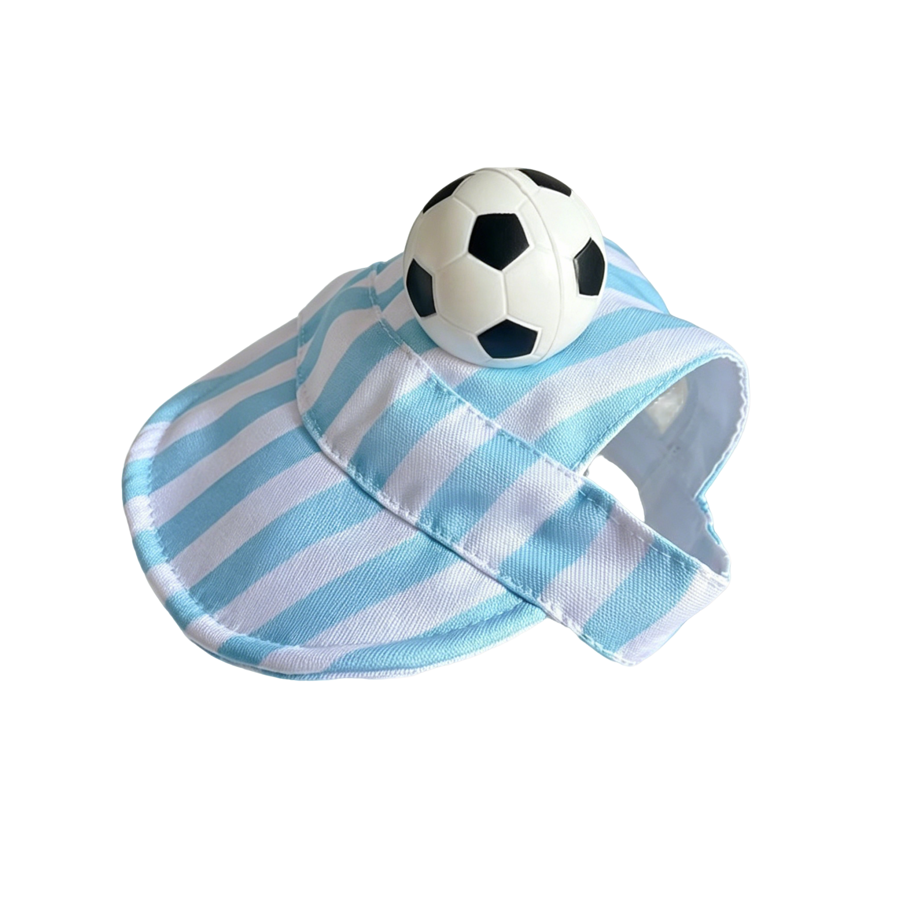 Personalized Embroidery Soccer Pet Hat with Ear Holes | MNAccs106