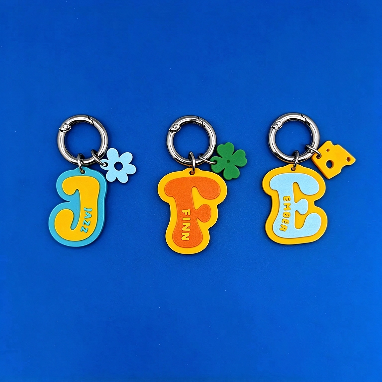 Personalized 3D Printed Initial Pet ID Tag | MNAccs132