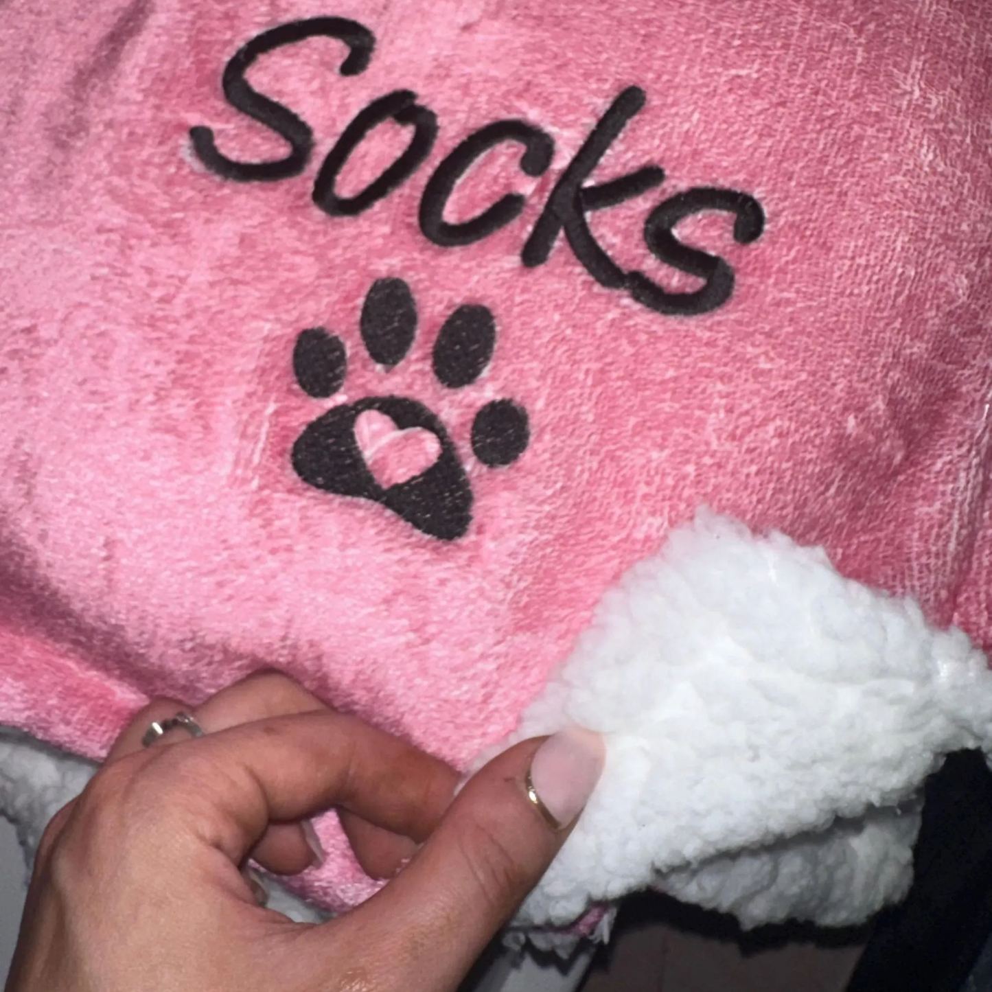 Personalized Thick Fleece Pet Blanket for Comfort & Unique | BKPet99