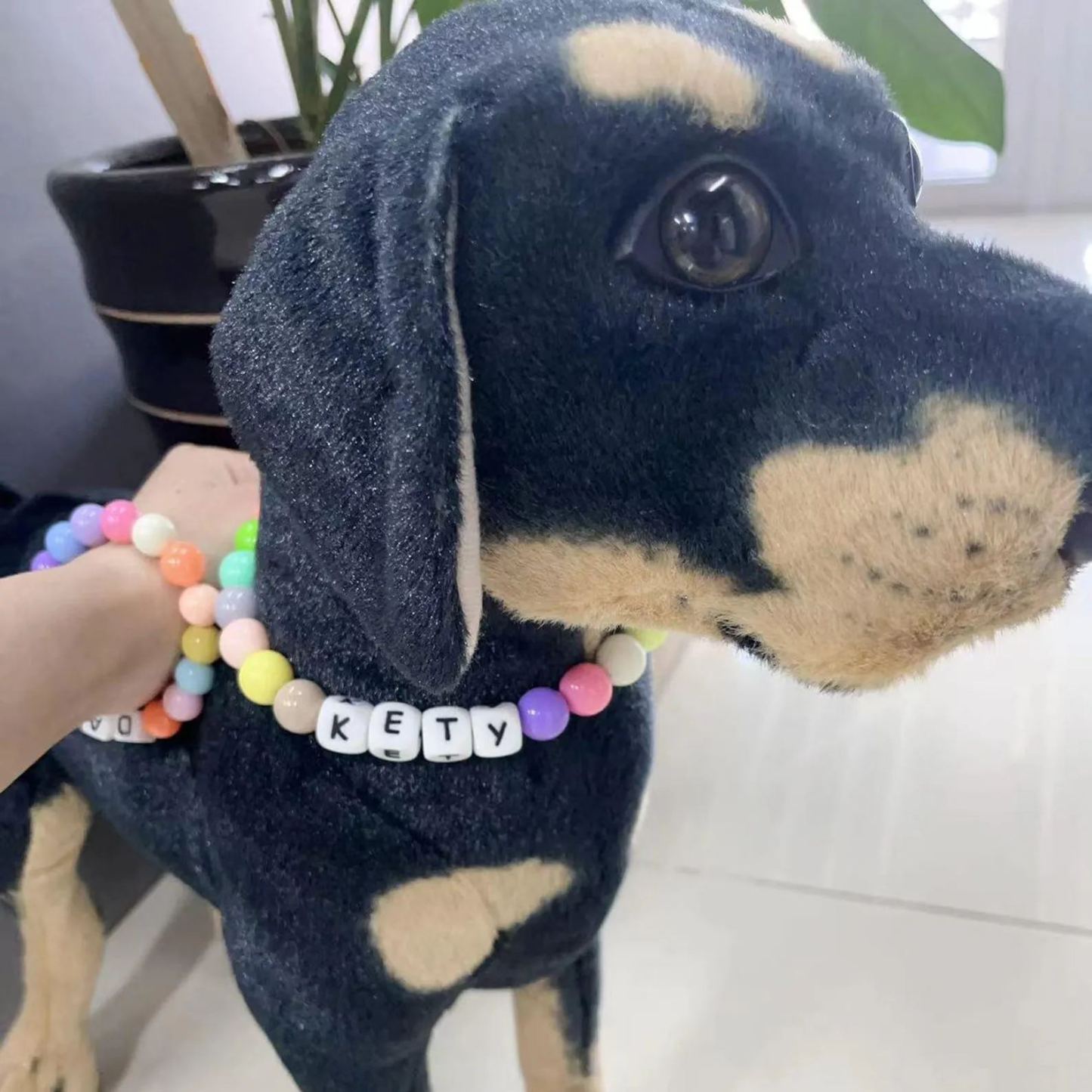 Personalized Handmade Name Dog Collar with Buckle | BKPet143