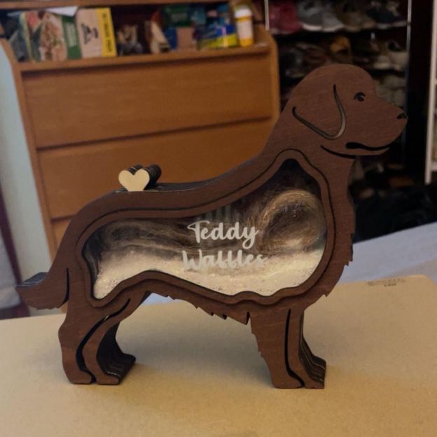 Personalized Pet Hair Memorial Box | BKPet196