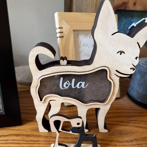 Personalized Pet Hair Memorial Box | BKPet196