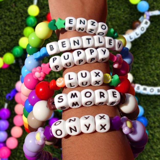 Personalized Handmade Name Dog Collar with Buckle | BKPet143