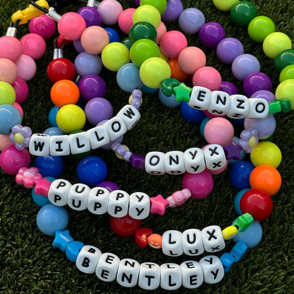 Personalized Handmade Name Dog Collar with Buckle | BKPet143