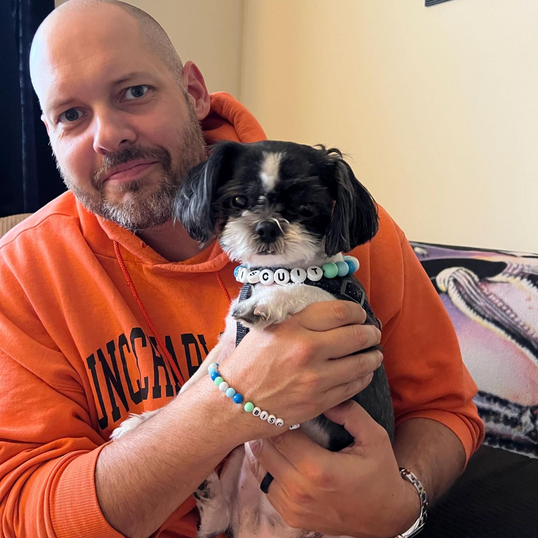 Personalized Handmade Beaded Pet Collar And Bracelet | BKPet213