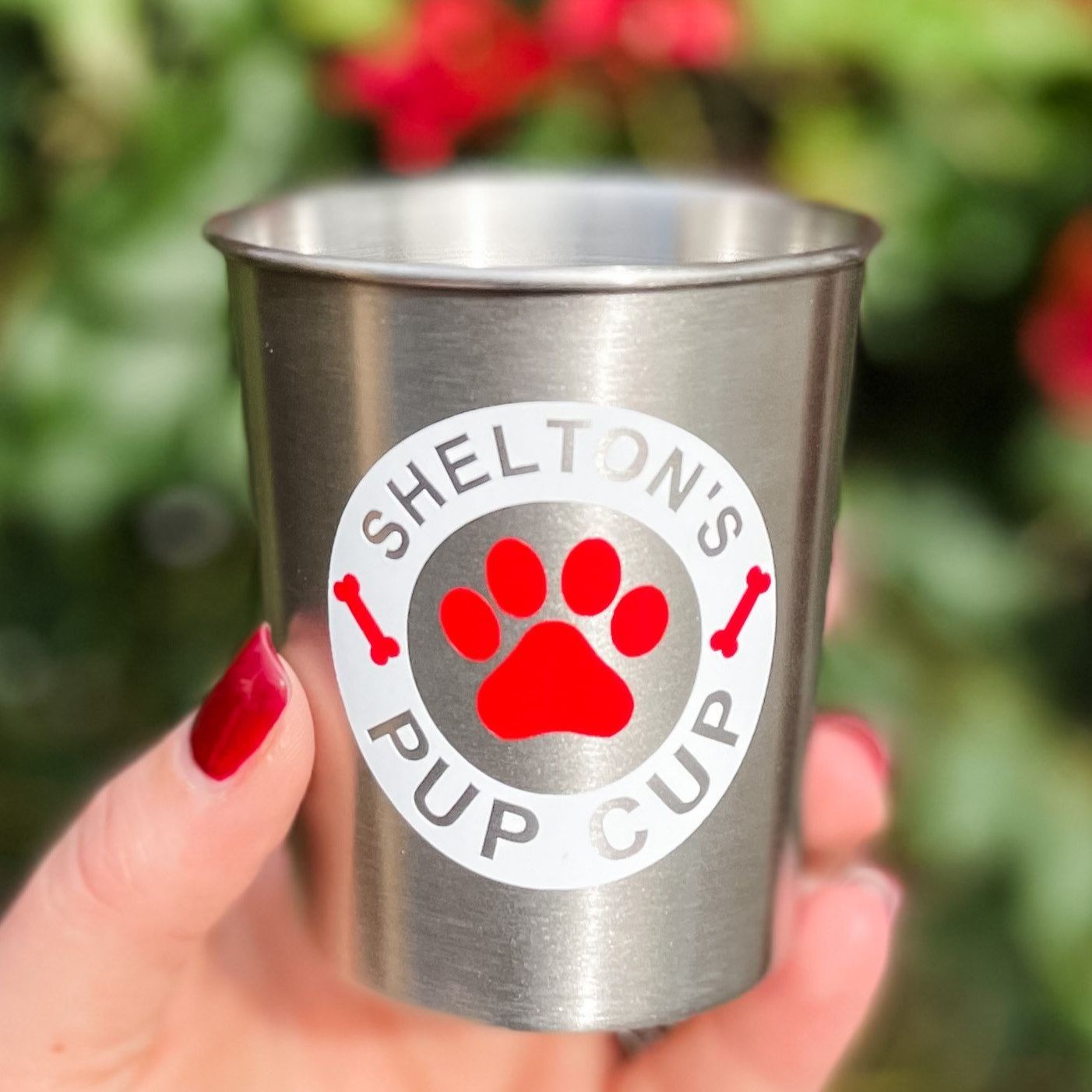 Personalized Pet Stainless Steel Reusable Pup Cup Mug | BKPet263