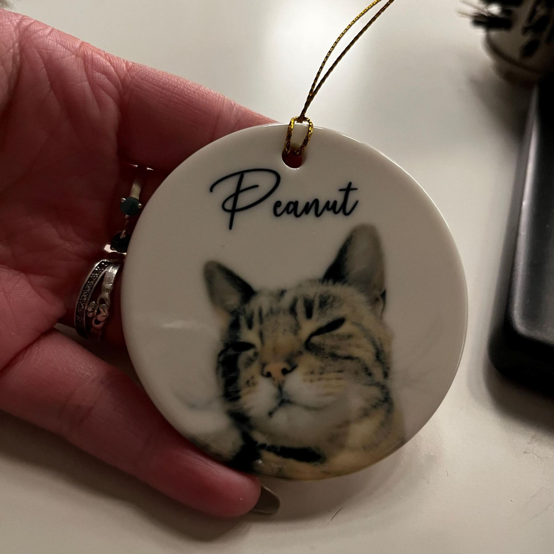 Personalized Pet Photo Christmas Ornament | BKPet264