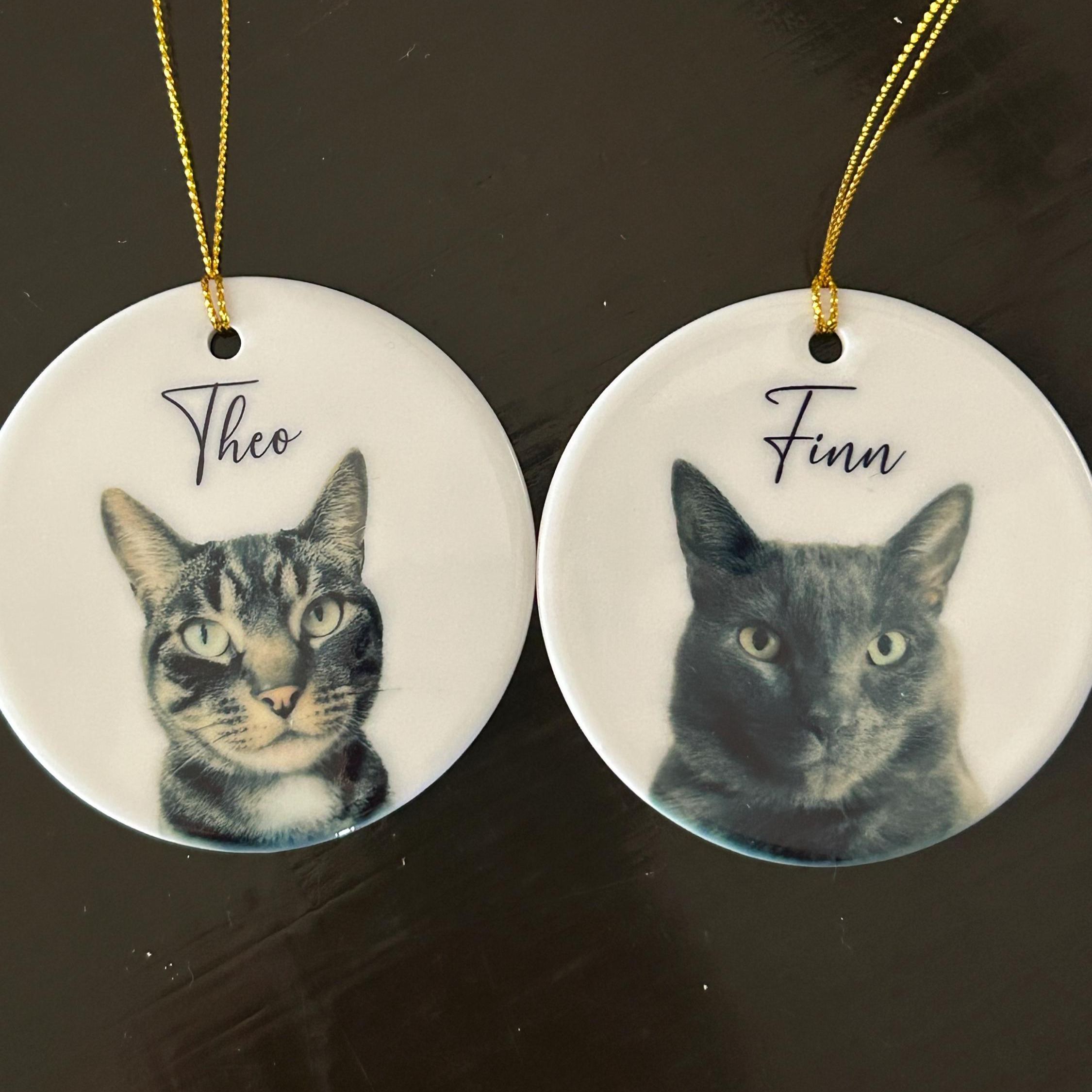 Personalized Pet Photo Christmas Ornament | BKPet264