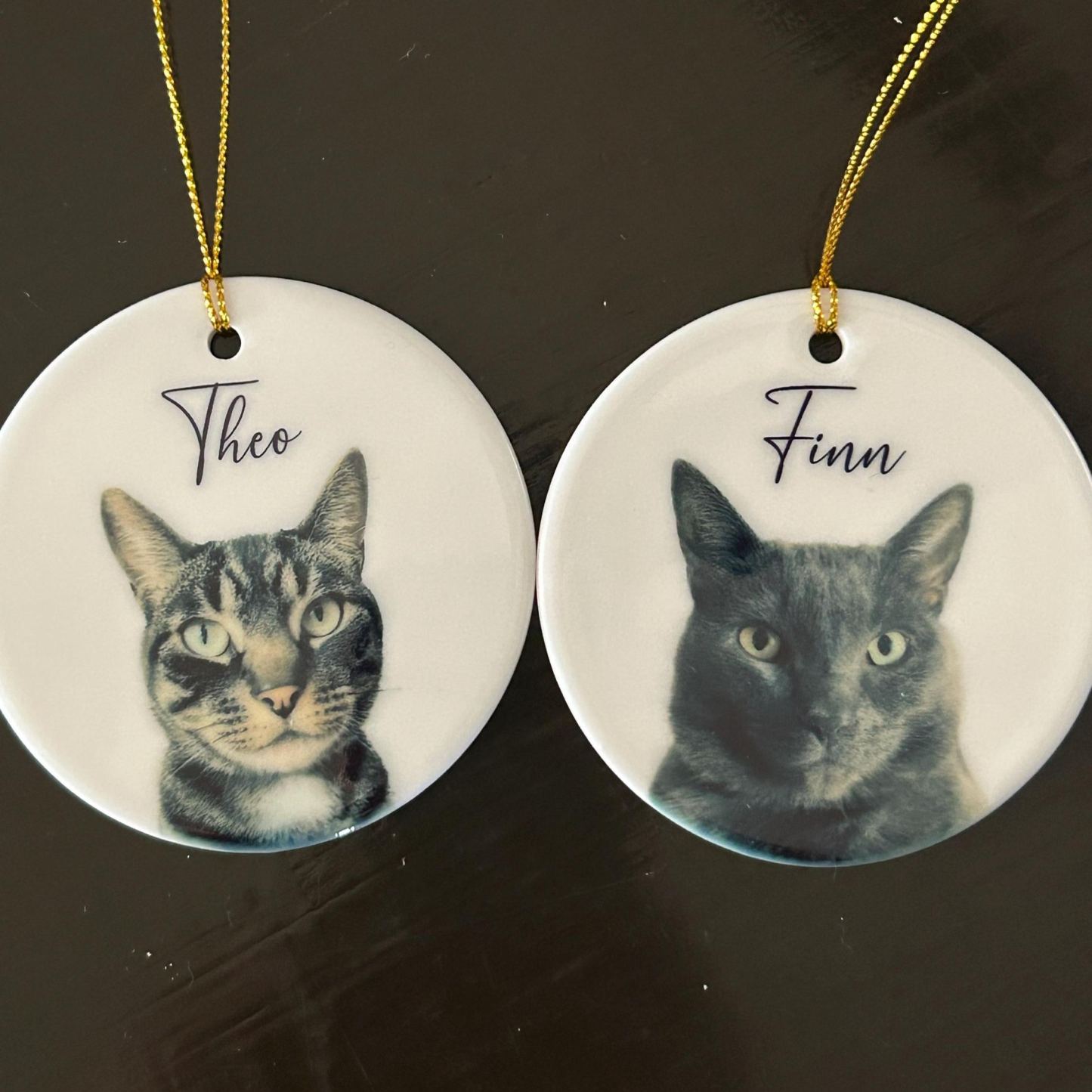 Personalized Pet Photo Christmas Ornament | BKPet264