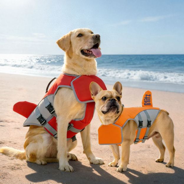 Personalized Pet Outdoor Swimming Life Vest | BKPet311