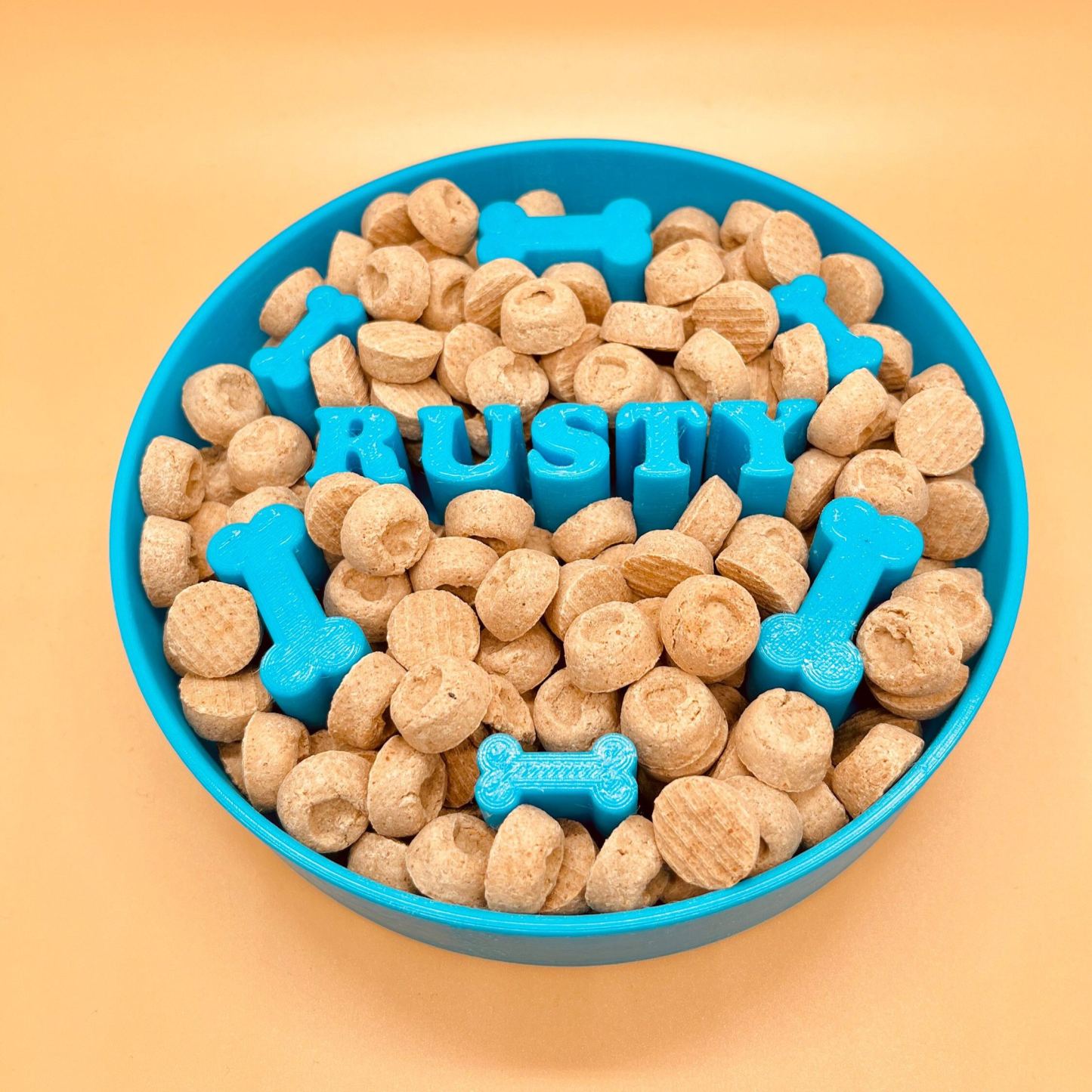 Personalized 3D Printed Dog Slow Feeder Bowl | BKPet357