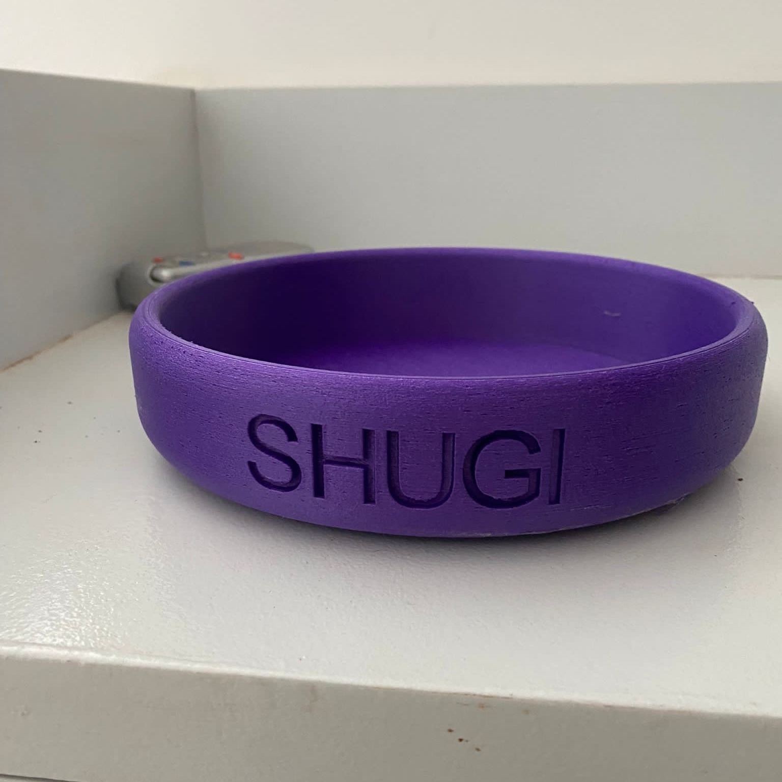 Personalized 3D Printed Dog Bowl With Name | BKPet358