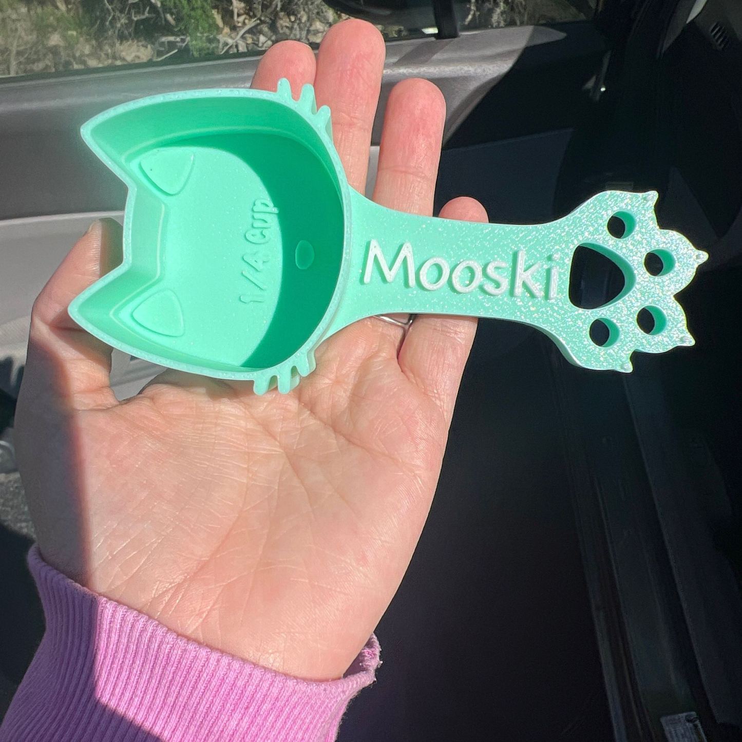 Personalized 3D Printed Measuring Cat Food Scoop | BKPet371