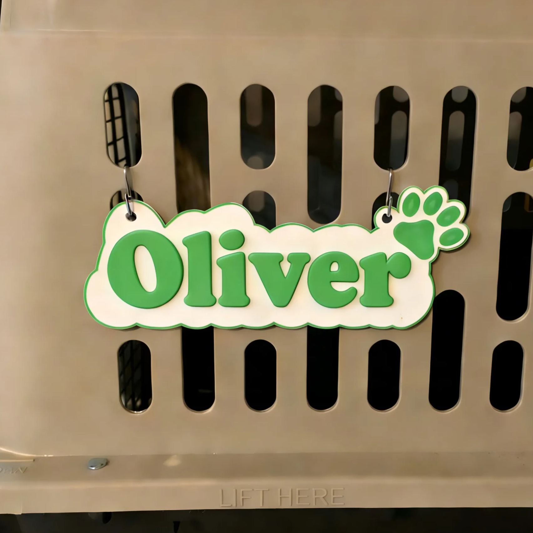Personalized 3D Printed Dog Name Crate Sign | BKPet373
