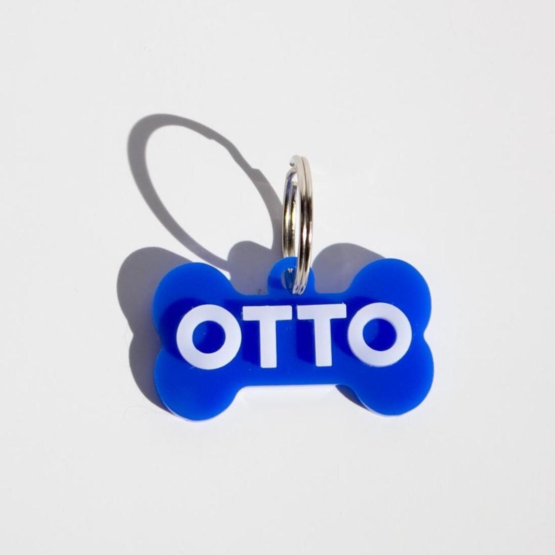 Personalized 3D Printed Bone-Shaped Dog ID Tag | BKPet401