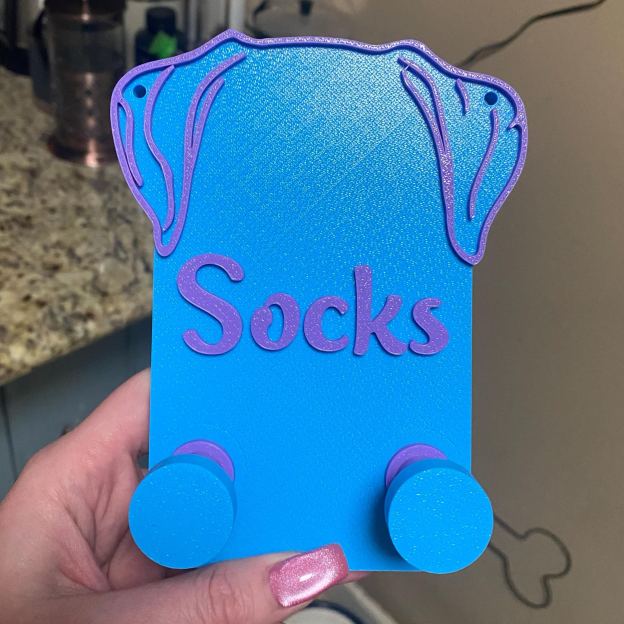 Personalized Leash & Collar Hanger Dog Leash Hanger for Wall | BKPet402