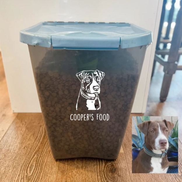 Personalized Adorable Pet Portrait Vinyl Decal | BKPet422