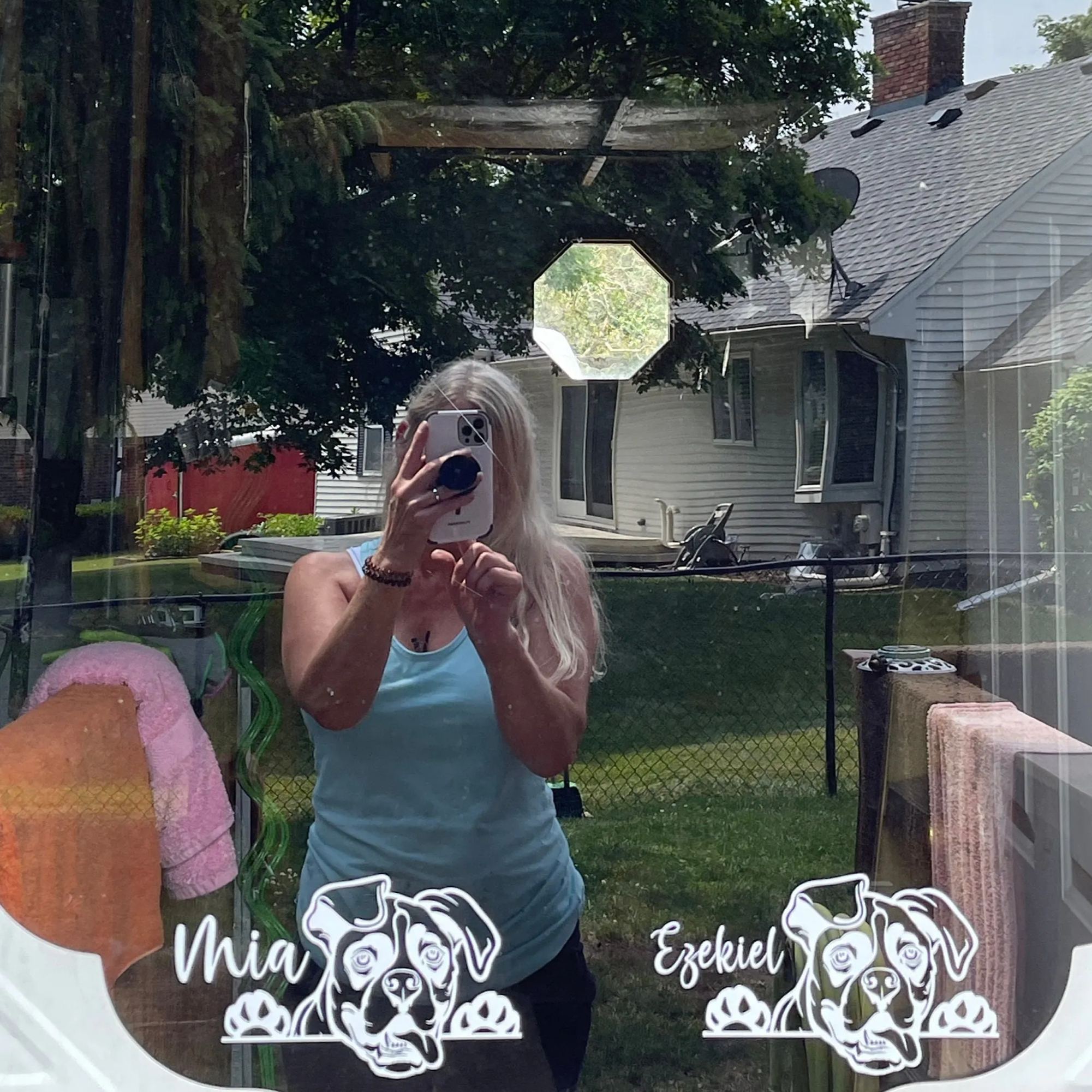 Personalized Adorable Pet Portrait Vinyl Decal | BKPet422