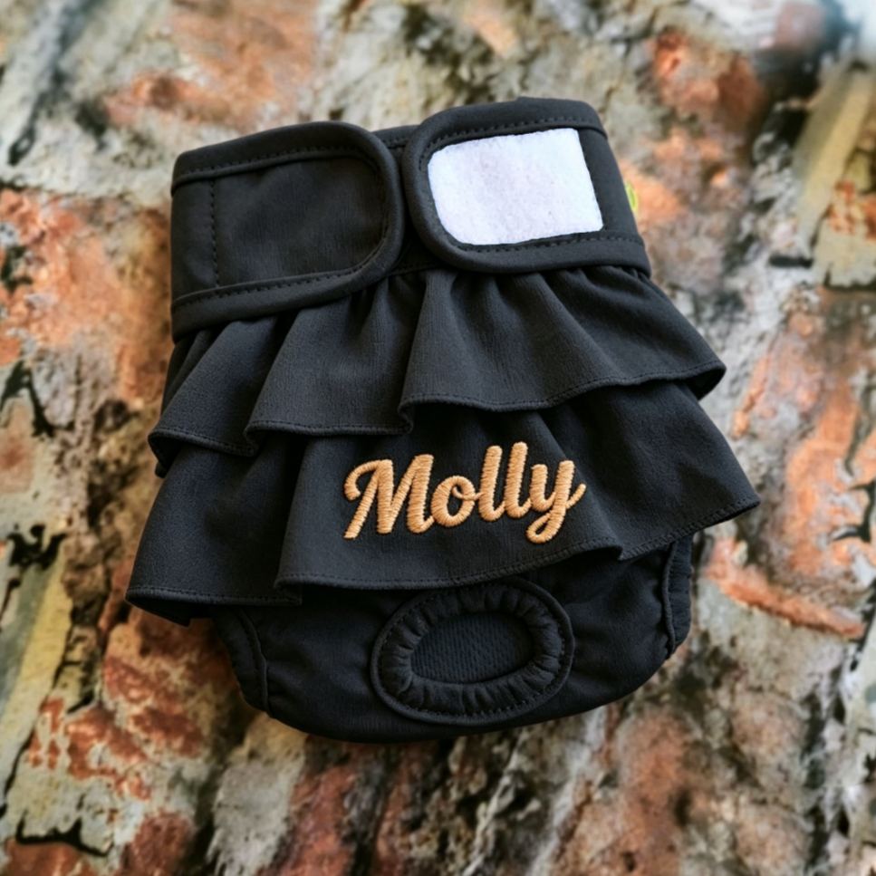 Personalized Embroidery Dog Bloomers Pet Diaper Cover for Heat | MNCloth220