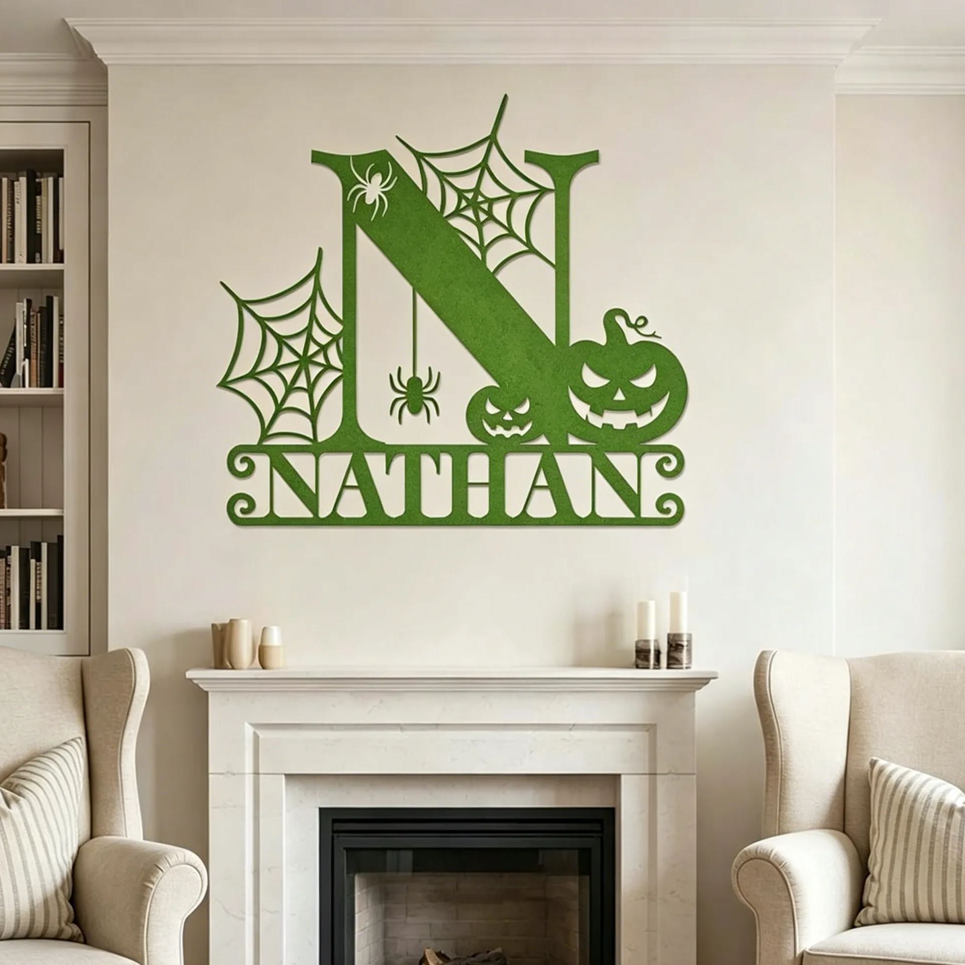 Personalized Halloween Wall Decoration Letter Sign | MNHalloween12