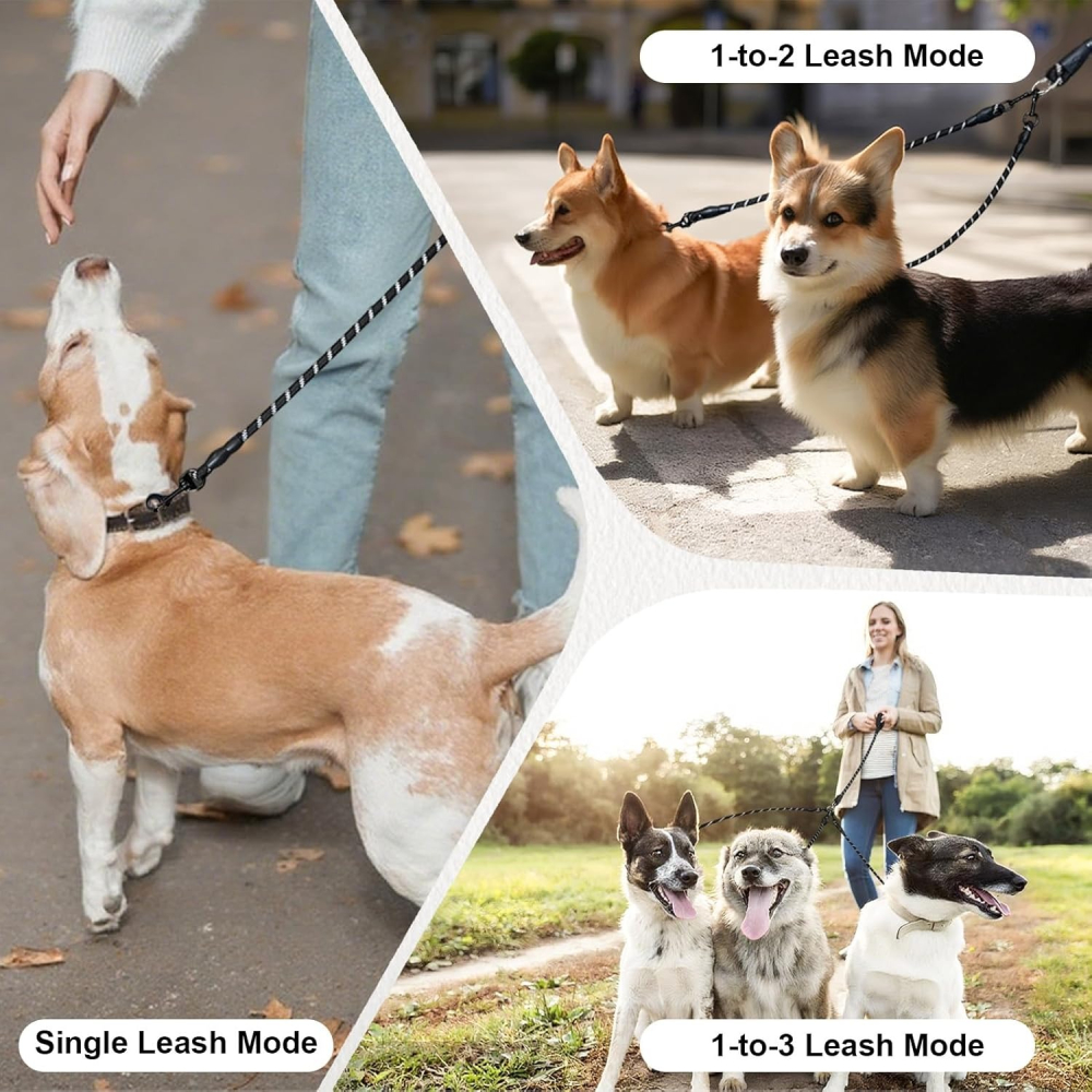 Double Dog Leash Tangle Free for Two Dogs | MNAccs90