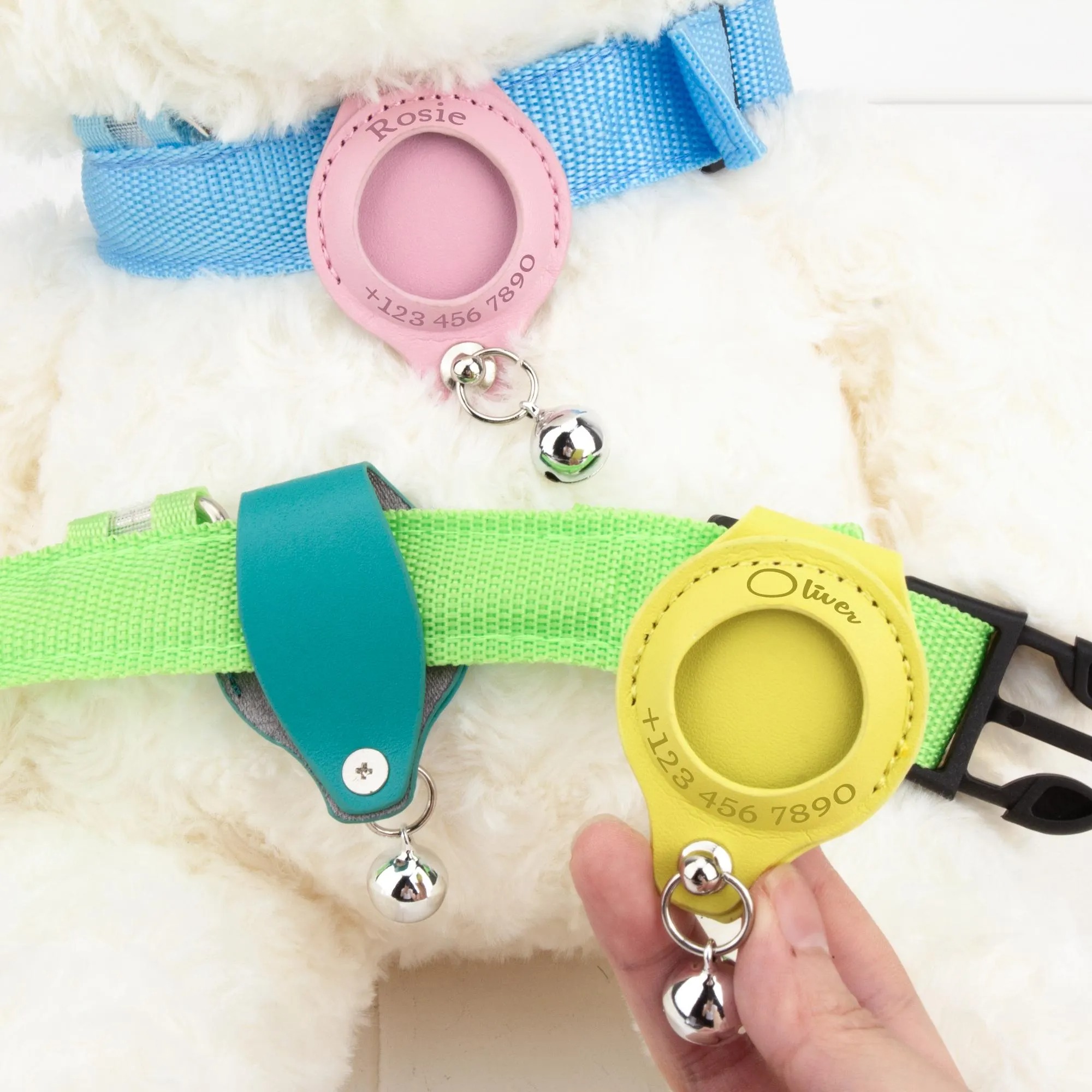 Personalized Anti Lost AirTag Holder For Pet Collar | MNAccs89