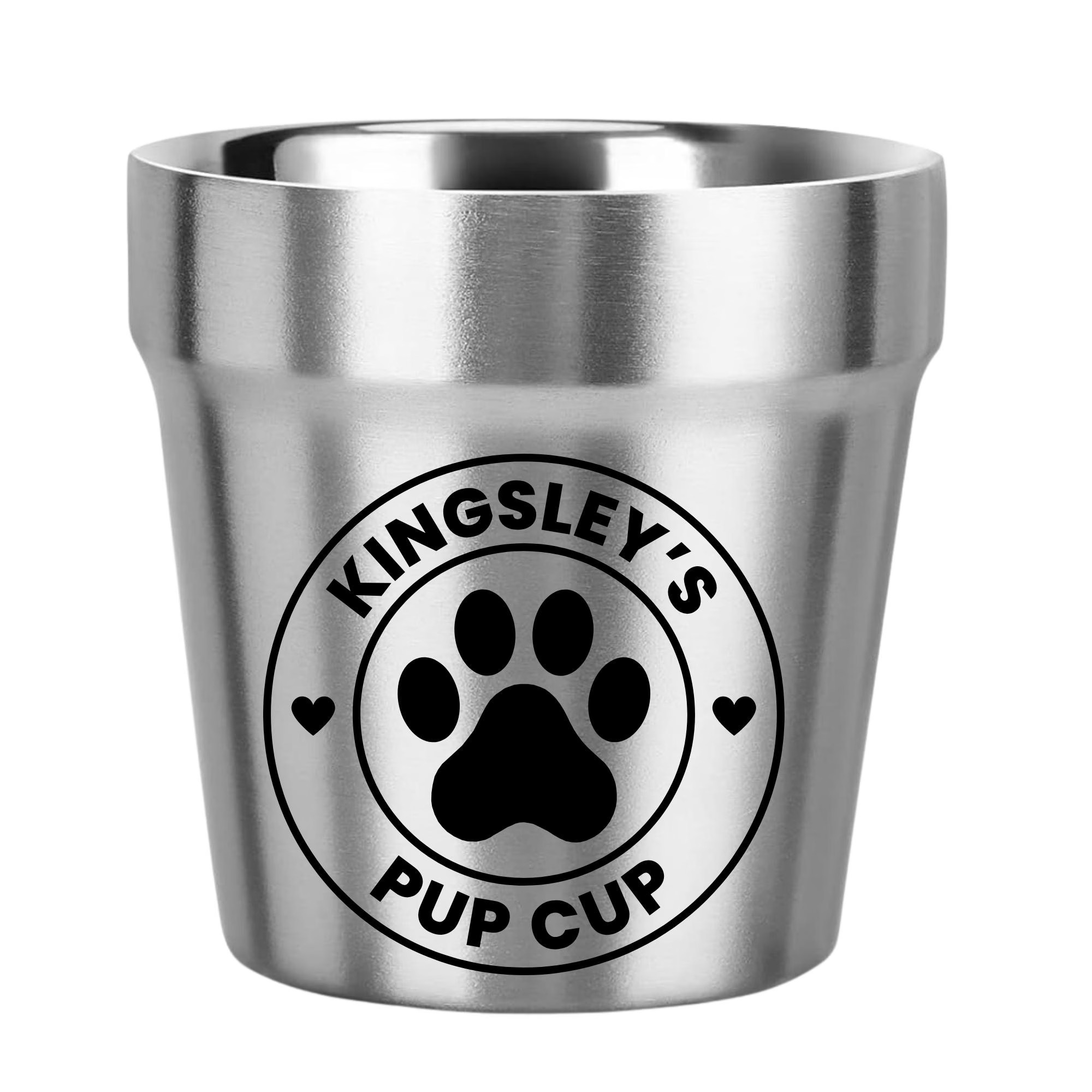 Personalized Stainless Steel Dog Treat Cup Mug | MNFeed45