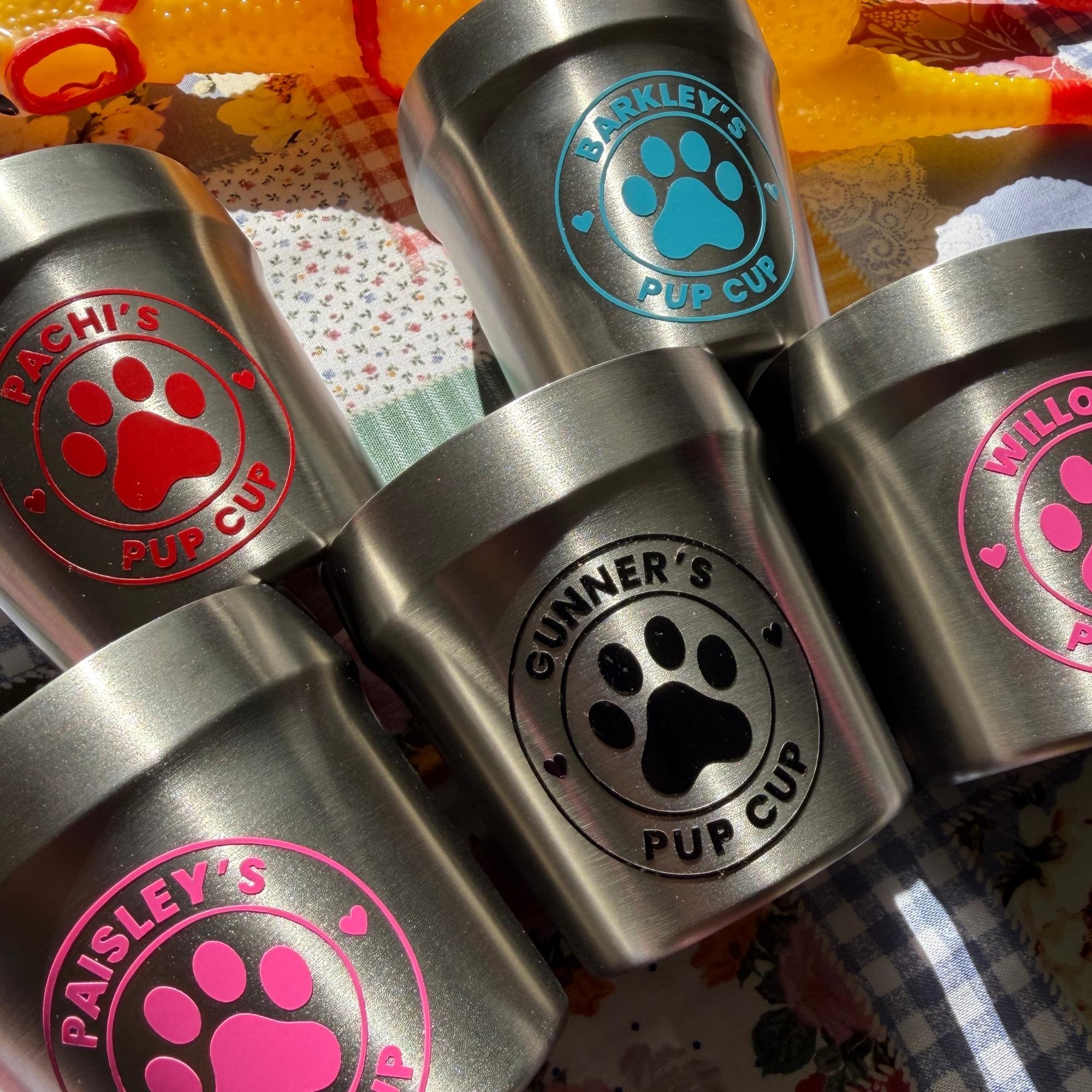 Personalized Stainless Steel Dog Treat Cup Mug | MNFeed45