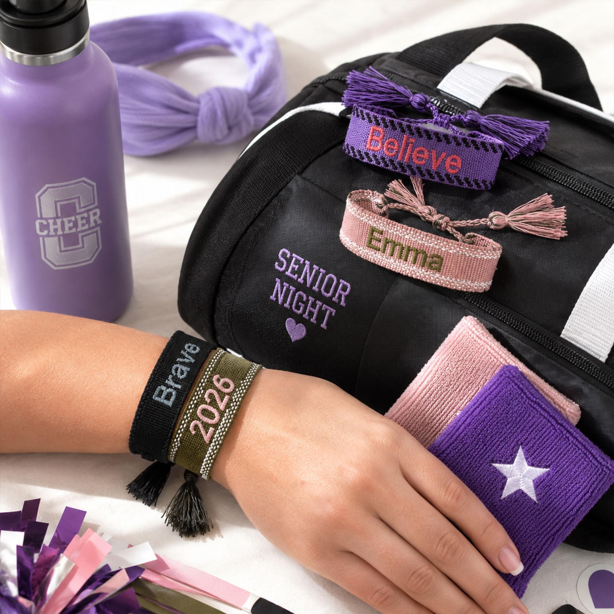 Personalized Embroidered Wristband Party Keepsake For Any Occasion  | MNGift01