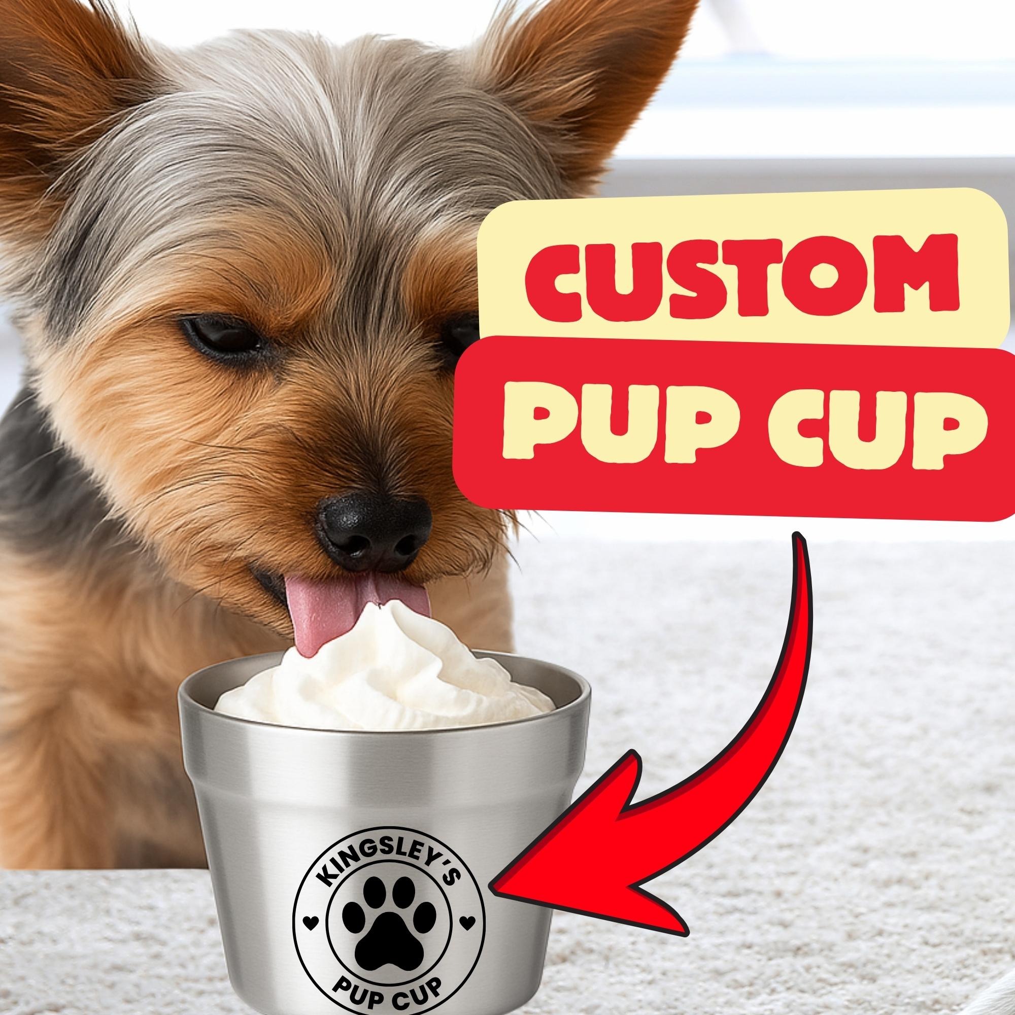 Personalized Stainless Steel Dog Treat Cup Mug | MNFeed45