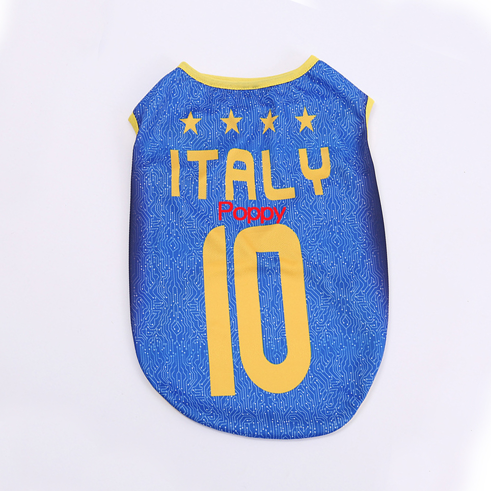 Personalized Dog & Cat Soccer Fan Sporty Vest | MNCloth217